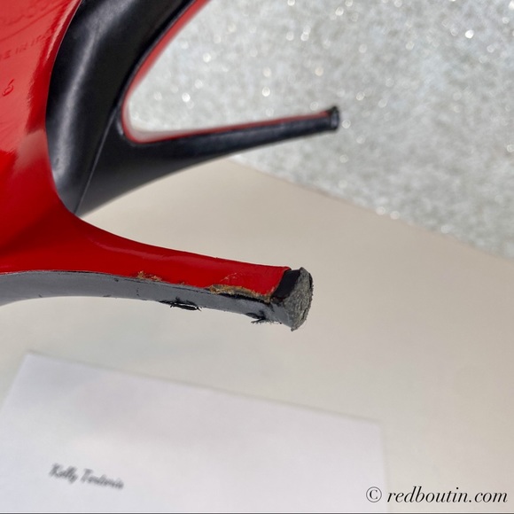 ♥️Sold Louboutin Very Prive Peep Toe Pumps - Picture 6 of 8
